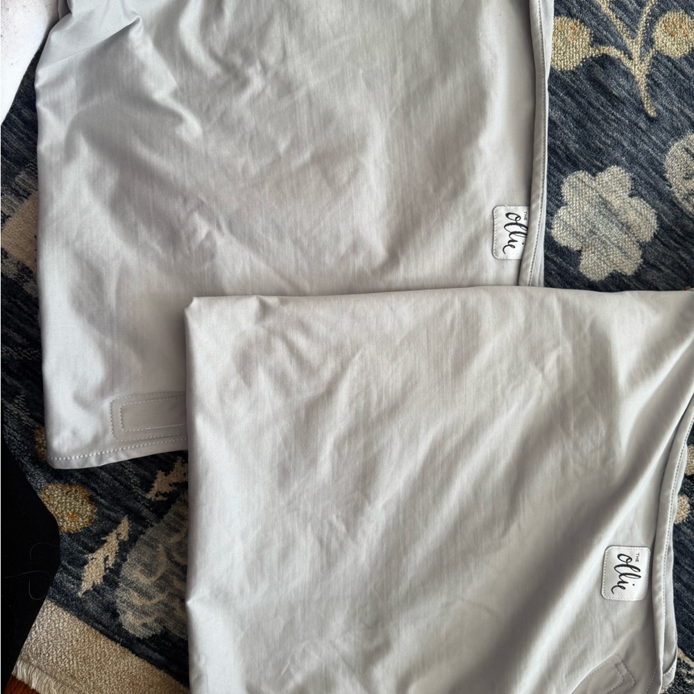 Ollie gray swaddle set of 2